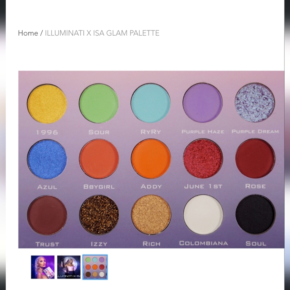 Illuminati X Isa Glam Palette - Picture 7 of 7